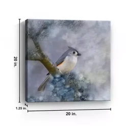Best Kirklands Home Tufted Titmouse Bird Canvas Art Print