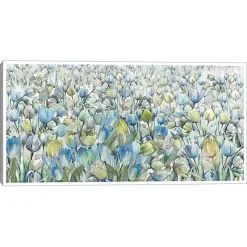 Best Kirklands Home Tulip Parade Framed Canvas Art Print Multi