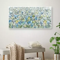 Best Kirklands Home Tulip Parade Framed Canvas Art Print Multi