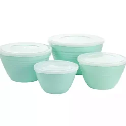 Sale Kirklands Home Turquoise Martha Stewart 8-pc. Storage Bowls Blue