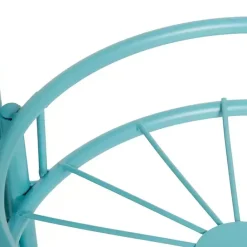 Best Kirklands Home Turquoise Metal Starburst 3-Tier Plant Stand Blue