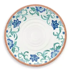 Best Kirklands Home Turquoise Rio Melamine Dinner Plates, Set of 6
