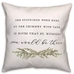 Outlet Kirklands Home Twas the Night Before Christmas Pillow