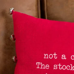 Discount Kirklands Home Twas the Night Before Christmas Lumbar Pillow Red