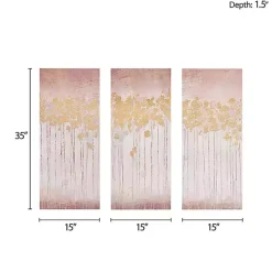 Hot Kirklands Home Twilight Forest Canvas Art Prints, Set of 3