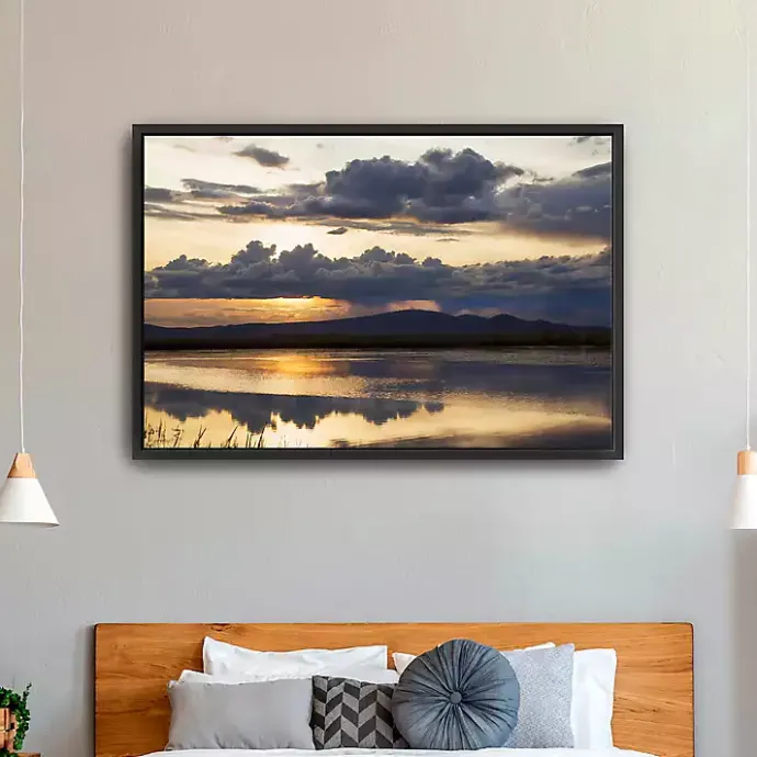 Clearance Kirklands Home Twilight Symphony Framed Giclee Canvas Art Print