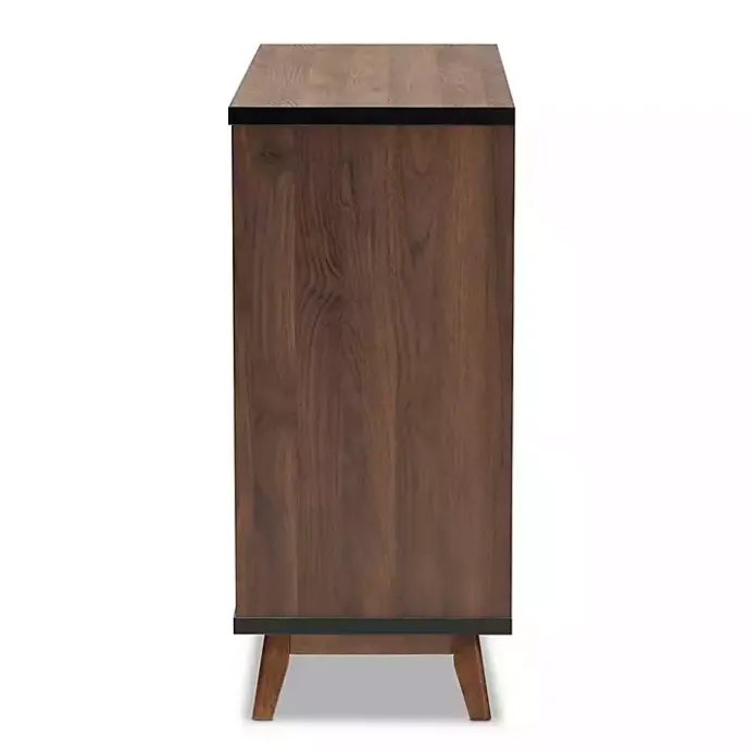 Outlet Kirklands Home Two Tone Walnut Wood Wine Storage Cabinet