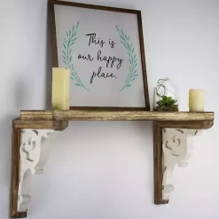 Sale Kirklands Home Two-Tone Corbel Shelf Brackets, Set of 2