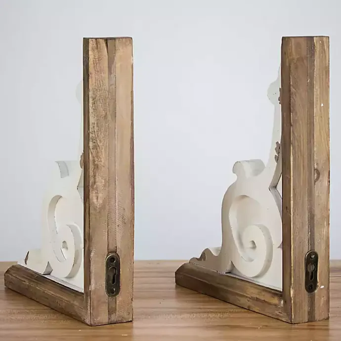 Sale Kirklands Home Two-Tone Corbel Shelf Brackets, Set of 2