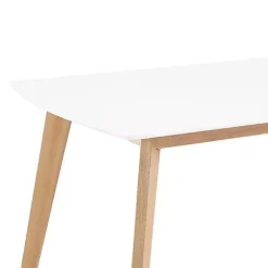 Online Kirklands Home Two-Tone Mid-Century Modern Wood Dining Table White