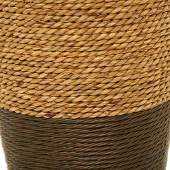 Sale Kirklands Home Two-Toned Natural Seagrass Floor Vase, 28 in.