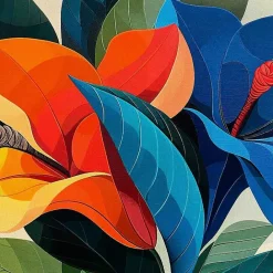 Hot Kirklands Home Ultra Violet Blooms I Framed Canvas Art Print