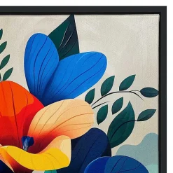 Outlet Kirklands Home Ultra Violet Blooms II Framed Canvas Art Print