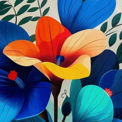 Outlet Kirklands Home Ultra Violet Blooms II Framed Canvas Art Print