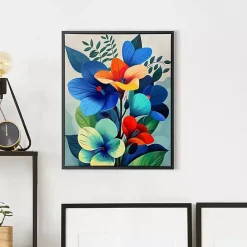 Outlet Kirklands Home Ultra Violet Blooms II Framed Canvas Art Print