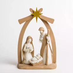 Sale Kirklands Home Under the Manger Nativity Scene White