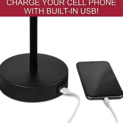 Sale Kirklands Home University of Alabama Charging Table Lamp Red