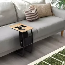 Sale Kirklands Home University of Michigan Wood C-Table Tan