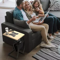 Clearance Kirklands Home University of Nebraska Wood C-Table Tan