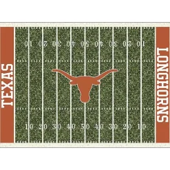 Best Kirklands Home University of Texas Home Field Area Rug, 6x8 Green