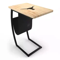 Clearance Kirklands Home University of Texas Wood C-Table Tan