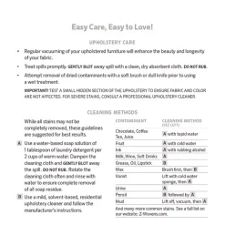 Clearance Kirklands Home Upholstered Weekend Swivel Accent Chair Ivory