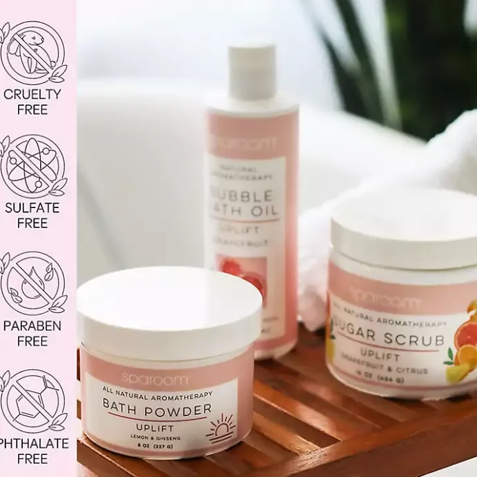 New Kirklands Home Uplift Bath Bundle Gift Set Orange