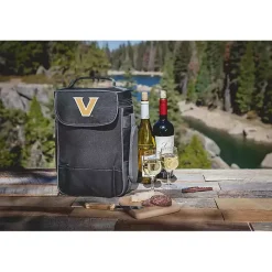 Hot Kirklands Home Vanderbilt Commodores Wine & Cheese Tote Black