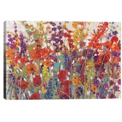Best Kirklands Home Variety of Flowers II Canvas Art Print Multi