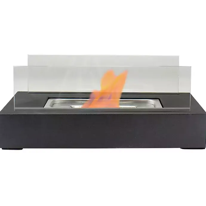 Discount Kirklands Home Ventless Tabletop Fireplace on Black Base