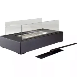 Discount Kirklands Home Ventless Tabletop Fireplace on Black Base