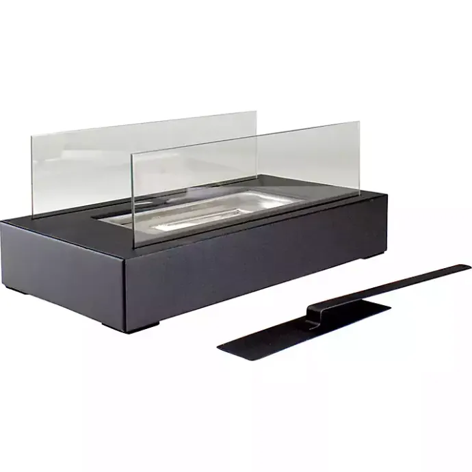 Discount Kirklands Home Ventless Tabletop Fireplace on Black Base