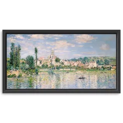 Sale Kirklands Home Vetheuil in Summer Framed Canvas Art Print Blue