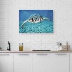 Online Kirklands Home Vibrant Sea Turtle Canvas Art Print