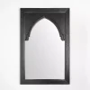 Outlet Kirklands Home Victor Black Wood Vault Wall Mirror
