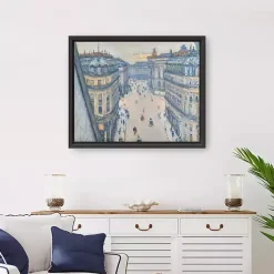 Hot Kirklands Home View From Seventh Floor Framed Canvas Art Print