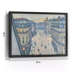 Hot Kirklands Home View From Seventh Floor Framed Canvas Art Print