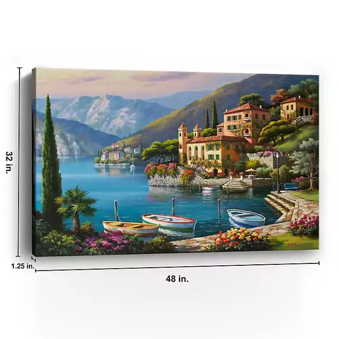 Kirklands Home Villa Bella Vista Canvas Art Print, 48x32 in.