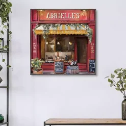 Online Kirklands Home Vins De Paris Framed Canvas Art Print Red