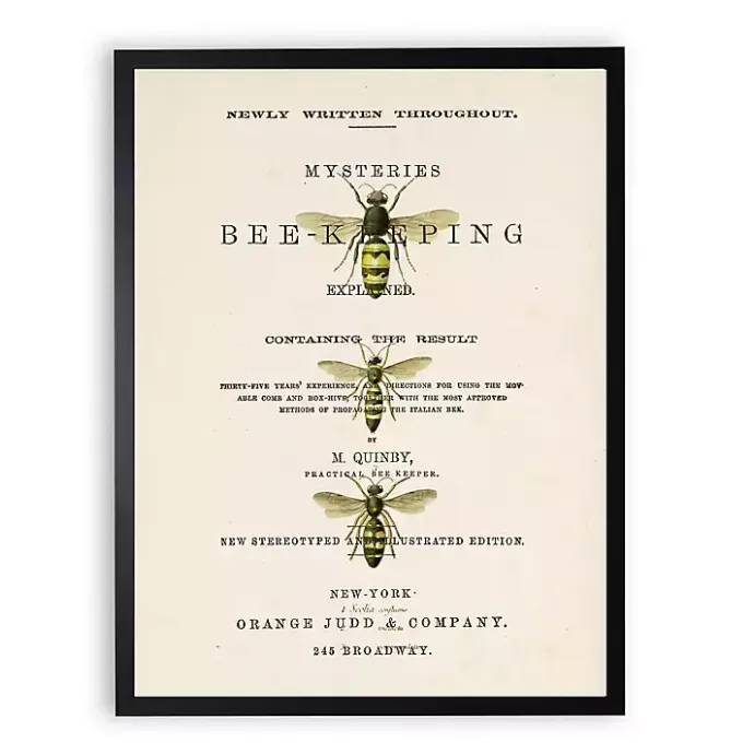 Best Kirklands Home Vintage Bee Keeping Framed Art Print