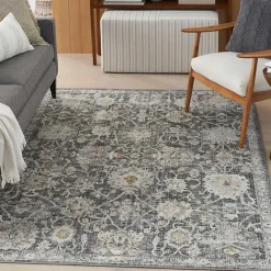 Sale Kirklands Home Vintage Charcoal Oushak Area Rug, 5x7 Gray