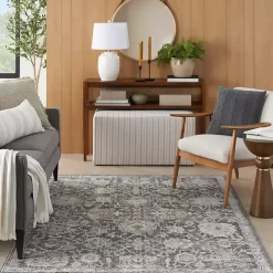 Sale Kirklands Home Vintage Charcoal Oushak Area Rug, 5x7 Gray