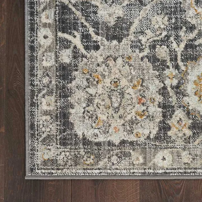 Sale Kirklands Home Vintage Charcoal Oushak Area Rug, 5x7 Gray