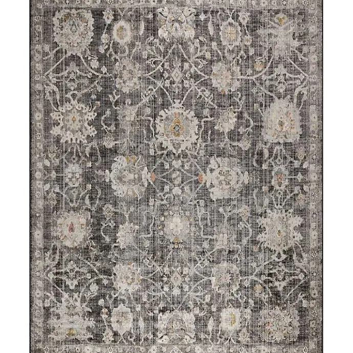 Best Kirklands Home Vintage Charcoal Oushak Area Rug, 8x10 Gray