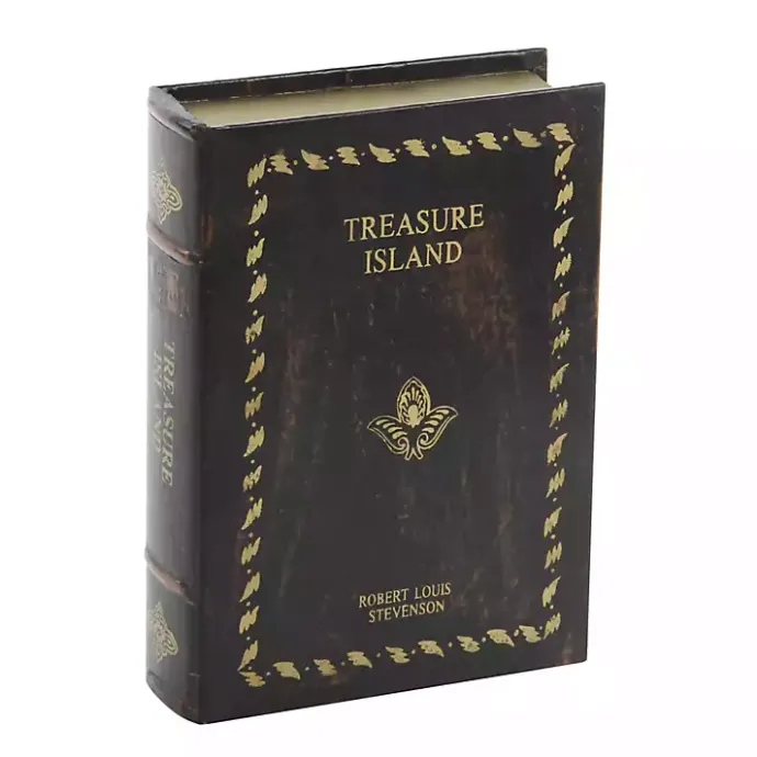 Best Kirklands Home Vintage Classics Faux Leather Book Boxes, Set of 3 Brown