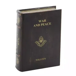 Best Kirklands Home Vintage Classics Faux Leather Book Boxes, Set of 3 Brown