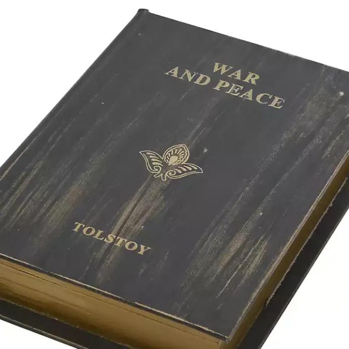 Best Kirklands Home Vintage Classics Faux Leather Book Boxes, Set of 3 Brown