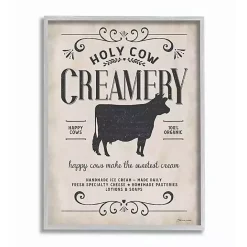 Best Kirklands Home Vintage Creamery Cow Framed Wall Plaque Ivory