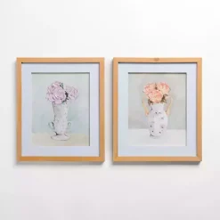 Hot Kirklands Home Vintage Dainty Floral Framed Art Prints, Set of 2