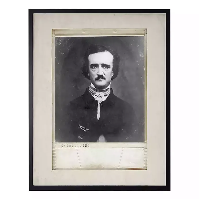 Hot Kirklands Home Vintage Edgar Allan Poe Halloween Wall Plaque